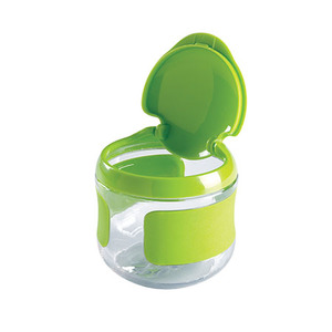 Tot Flip-Top Snack Cup Green