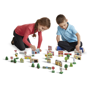 Wooden Town Play Set Ages 3+ Years