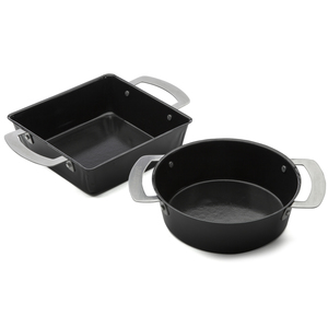Set of 2 Grill-Top Tapas Black