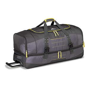 Ultimate Access 2.0 36" Drop Bottom Wheeled Duffel Mercury/Charcoal/Yell-O