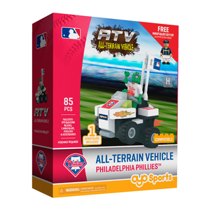 OYO Sports MLB All-Terrain Vehicle with Super Fan Philadelphia Phillies Building Set