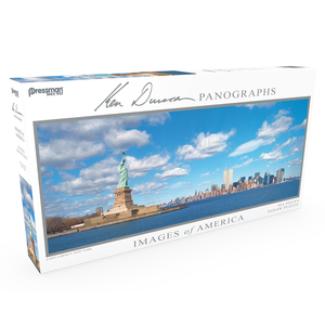 Pressman Toy Images of America 504 Piece Panoramic Puzzle, Lady Liberty