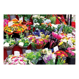 Lafayette Puzzle Factory Colorluxe 1500 - Colorful Market Flowers: 1500 Pcs