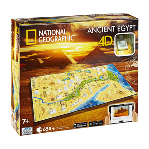 4D Cityscape Time Puzzle - National Geographic - Ancient Egypt: 650 Pcs