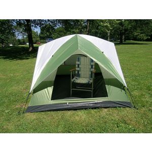 American Hawks VIDEO DEMO One Touch Setup Pop Up Push Up Three-Person Camping Dome Tent 7 Feet X 7 Feet