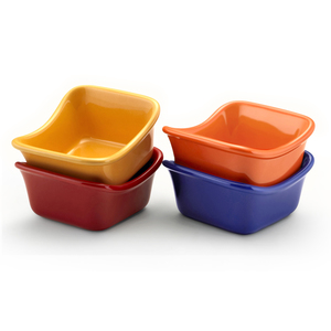 Rachael Ray Stoneware 3oz Square Dipping Cups Set of 4