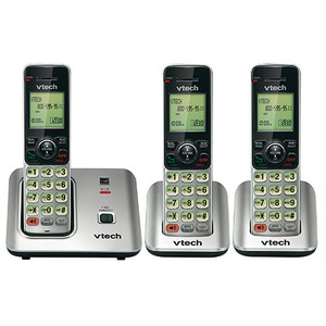 DECT 6.0 Cordless Phone System w/3 Handsets