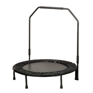 Sunny Health & Fitness 40in Foldable Trampoline with Stabilizing Bar