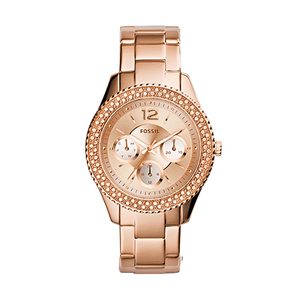 Ladies Stella Multifunction Rose-Tone Stainless Steel Watch