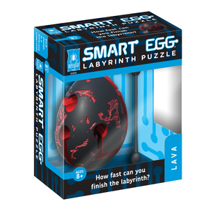 Bepuzzled Smart Egg Labyrinth Puzzle - Lava