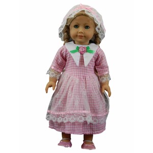 Colonial Tea Time Dress Complete Outfit for American Girl 18" Dolls