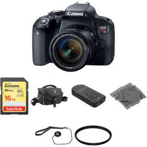 EOS Rebel T7i DSLR Camera with 18-55mm Lens Basic Kit