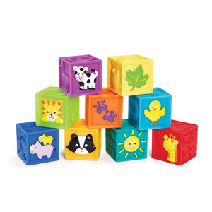 International Playthings Earlyears Squeak n Stack Blocks