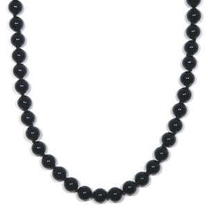 Lita Sterling Silver Black Onyx Necklace, 24&quot;