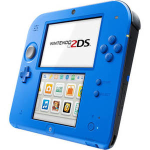 2DS with Mario Kart 7 (Electric Blue)