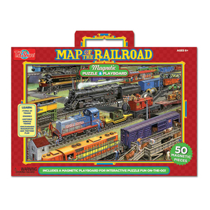 TS Shure Railroad Magnetic Playboard and Puzzle