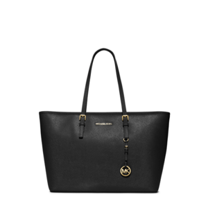 Michael Kors Jet Set Travel Saffiano Leather Top-Zip Tote