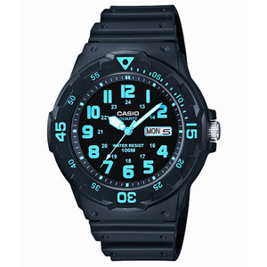Classic Diver Analog Resin Watch Black
