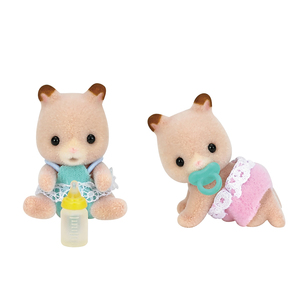 Calico Critters Fluffy Hamster Twins