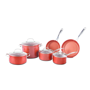 Duralon 10pc Ceramic Nonstick Cookware Set