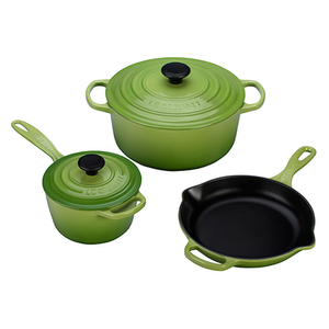 5pc Cast Iron Cookware Set Palm