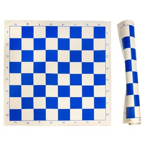 Sterling Games ROLL UP CHESS MAT-BLUE