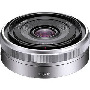 E 16mm f/2.8 Lens (Silver)