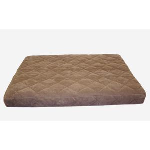 Carolina Pet Company Small Quilted Orthopedic "Jamison" Protector Pad - Chocolate