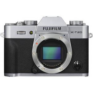 X-T20 Mirrorless Digital Camera (Body Only, Silver)