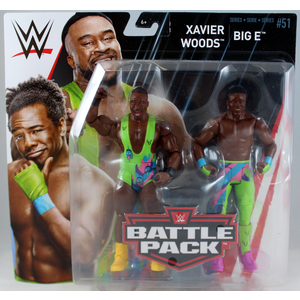 WWE Big E & Xavier Woods (New Day) -  Battle Packs 51 Toy Wrestling Action Figures
