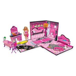 Barbie ZipBin 40 Doll Dream House Toy Box & Playmat