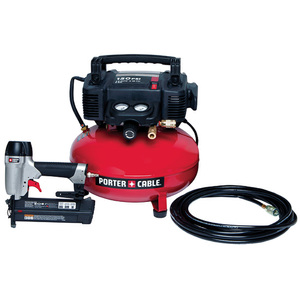 6 Gal Pancake Compressor w/Brad Nailer