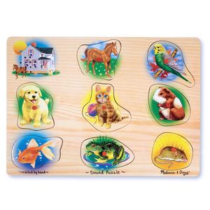Melissa & Doug Pets Sound Puzzle