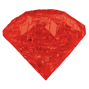 Bepuzzled 3D Crystal Puzzle - Ruby - Gem: 41 Pcs