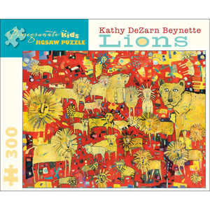 Pomegranate Communications, Inc. Kathy DeZarn Beynette - Lions Puzzle: 300 Pcs