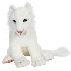 hansa White Lion Cub Plush