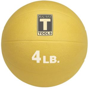 Body-Solid BSTMB4 4 lb. Yellow Medicine Ball