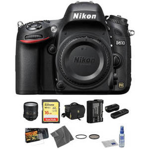 D610 DSLR Camera with 24-85mm Lens Basic Kit